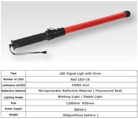 LED Signal Light with Siren